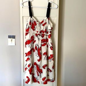 Anthropologie lobster dress